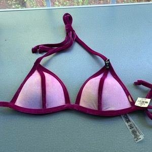 PINK bathing suit top